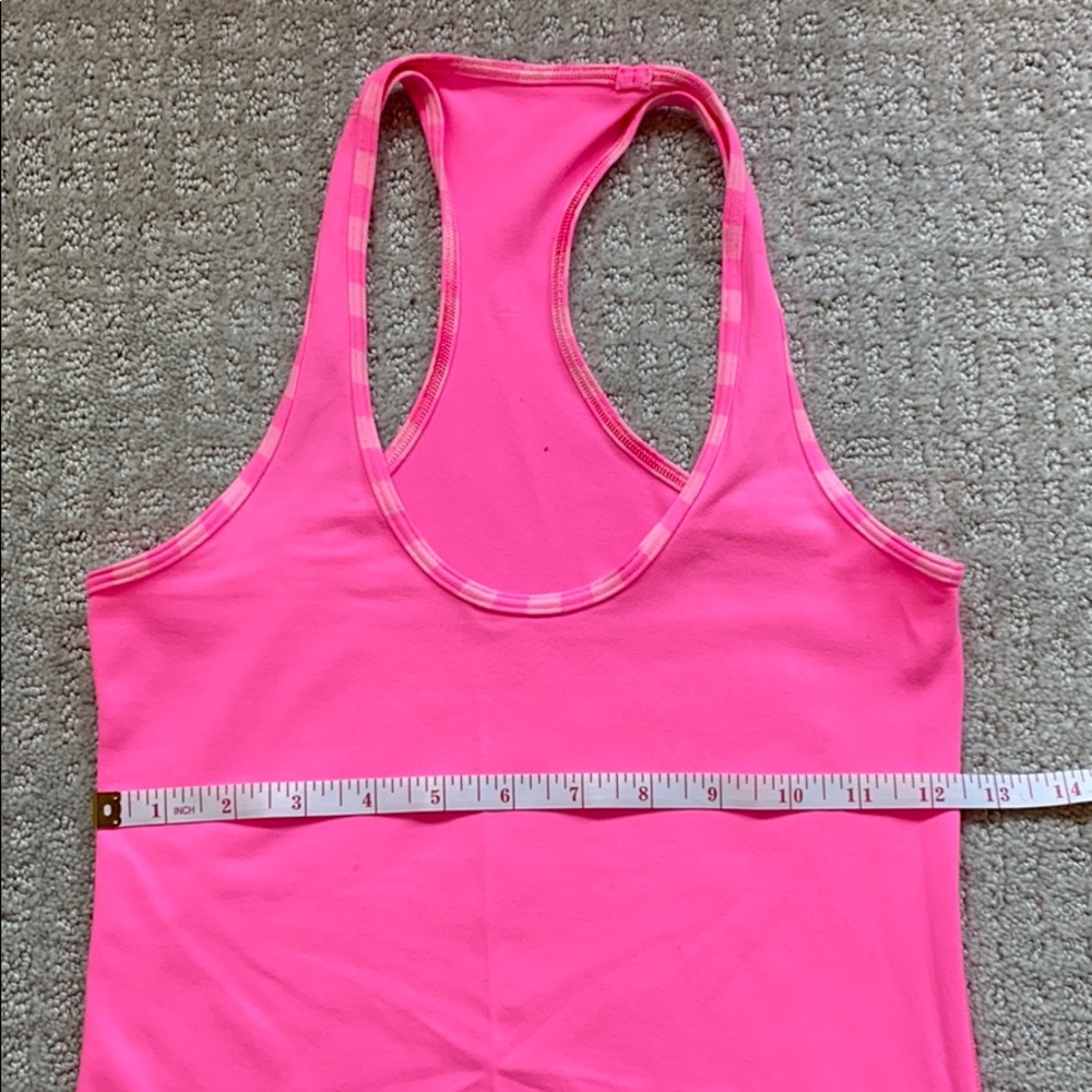Lululemon Pink Racerback Running Tank - Picture 5 of 6